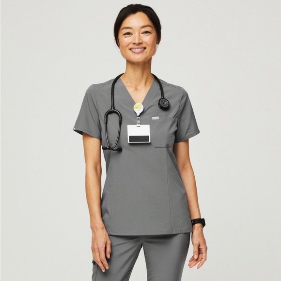 FIGS | Dark Sage Fionlite Scrub Set - Picture 3 of 12